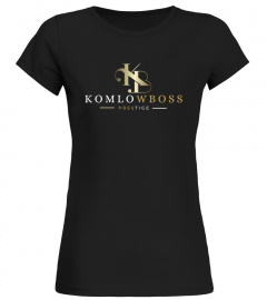 T-shirt KOMLOWBOSS prestige or et blanc