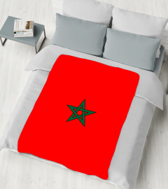 Moorish Flag Blanket Soft Warm Bedroom Bedding