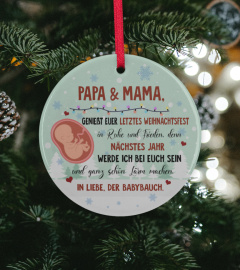 Daddy &amp; Mommy Enjoy Your Last Christmas In Peace &amp; Quite DE