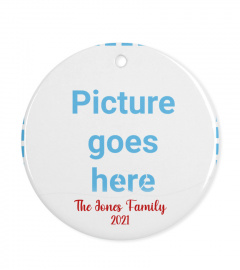 EN - PERSONALIZED FAMILY PICTURE ORNAMENT