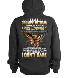 I am a grumpy veteran t-shirt