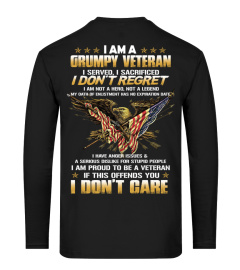 I am a grumpy veteran t-shirt