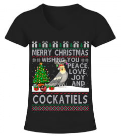 Merry christmas wishing you and cockatiels