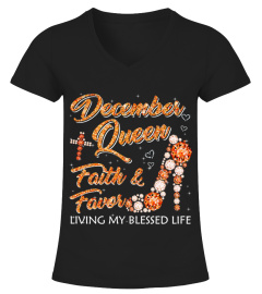 Womens Tu December Birthday Queen Costume High Heel Lover Gifts T-Shirt