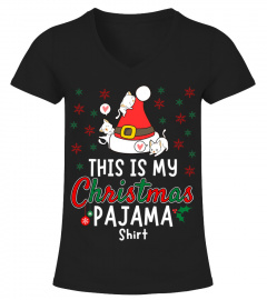 This Is My Christmas Pajama Shirt Xmas Cats Funny Holiday T-Shirt