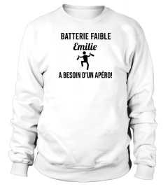 Batterie faible Emilie a besoin d'un apéro - Edition Limitée