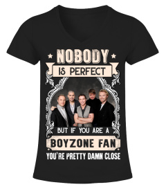 NOBODY IS PERFECT BUT IF YOU ARE A BOYZONE FAN YOU'RE PRETTY DAMN CLOSE