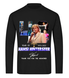 HANSI HINTERSEER 48 YEARS OF 1973-2021