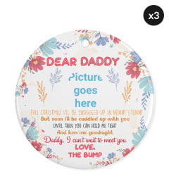 Personalized Dear Daddy Floral