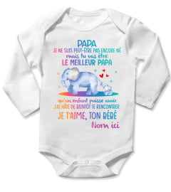 Papa, je ne suis peut-être pas encore né