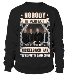 NOBODY IS PERFECT BUT IF YOU ARE A NICKELBACK FAN YOU'RE PRETTY DAMN CLOSE