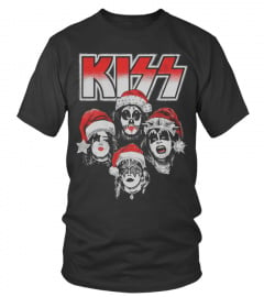 Kiss Band Unisex T-Shirt, 45th Anniversary Fan Tshirt Gift, KISSmas T-Shirt, Kiss Rock Band Shirt, KISS Christmas Shirt