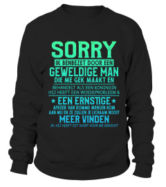 Sorry, ik ben al bezet door een geweldige man