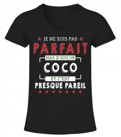 Je Ne Suis Pas Parfait Mais Je Suis Un Coco  Et C'est Presque Pareil T-Shirt 1G