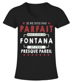 Je Ne Suis Pas Parfait Mais Je Suis Un Fontana  Et C'est Presque Pareil T-Shirt 1G