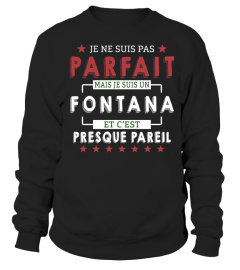 Je Ne Suis Pas Parfait Mais Je Suis Un Fontana  Et C'est Presque Pareil T-Shirt 1G