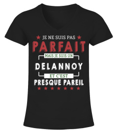 Je Ne Suis Pas Parfait Mais Je Suis Un Delannoy  Et C'est Presque Pareil T-Shirt 1G