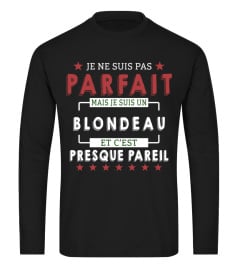 Je Ne Suis Pas Parfait Mais Je Suis Un Blondeau  Et C'est Presque Pareil T-Shirt 1G