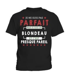 Je Ne Suis Pas Parfait Mais Je Suis Un Blondeau  Et C'est Presque Pareil T-Shirt 1G