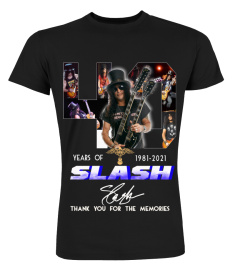 SLASH 40 YEARS OF 1981-2021