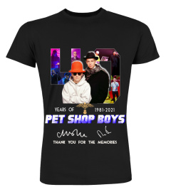 PET SHOP BOYS 40 YEARS OF 1981-2021