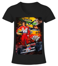 F1DR71-009-BK.Art Sebastian Vettel T-shirt classique