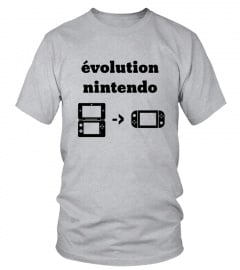 t-shirt évolution nitendo