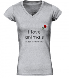 i love animals (i don't eat them)