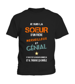 Je suis la soeur d'un frère merveilleux et génial