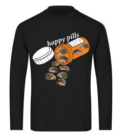 hedgehog happy pills t shirt