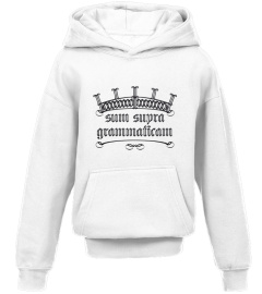 Ego supra grammaticam | texte noir (pull)