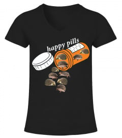 hedgehog happy pills t shirt