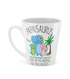 Papasaurus Like A Normal Papa But Much Awesome | Custom Name PT Edição Limitada