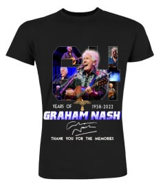 GRAHAM NASH 64 YEARS OF 1958-2022