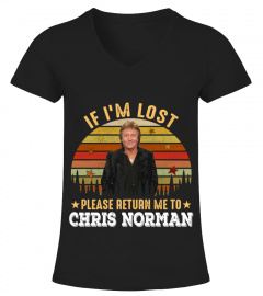 IF I'M LOST PLEASE RETURN ME TO CHRIS NORMAN