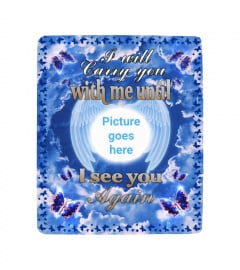 Until I See You Again Personalized Memorial Blanket