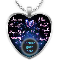 You Are The Most Beautiful Memory Memorial Necklace