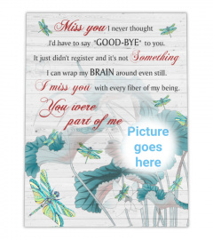 You Were Part Of Me Personalized Memorial Canvas