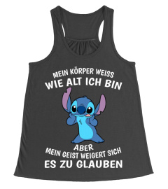 MEIN KORPER WEISS WIE ALT ICH BIN ABER MEIN GEIST WEIGERT SICH ES ZU GLAUBEN