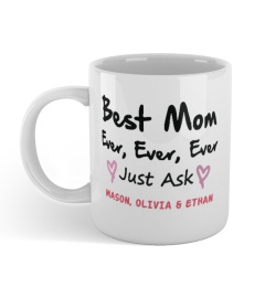 PERSONALIZED - BEST MOM EVER, EVER, EVER