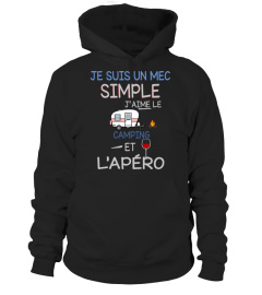 Je suis un mec simple j'aime le Camping et l'apéro