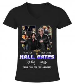 HALL &amp; OATES 52 YEARS OF 1970-2022