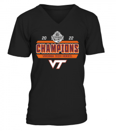 virginia tech hokies 2022 acc basketball champions t-shirt