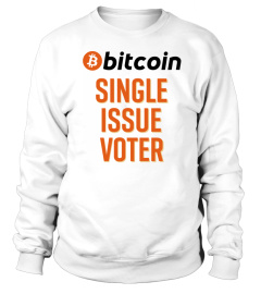 bitcoin single issue voter t shirt