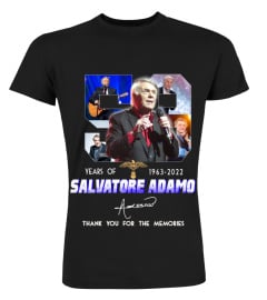 SALVATORE ADAMO 59 YEARS OF 1963-2022