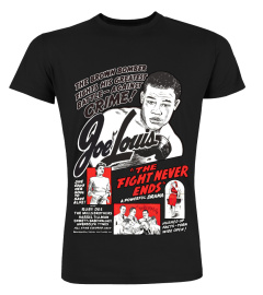 Joe Louis-Vintage Poster ''The Fight never ends''
