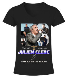 JULIEN CLERC 53 YEARS OF 1969-2022