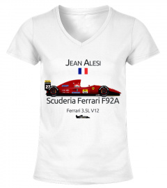 F1DR71-046-WT.Jean Alesi - F92A T-shirt classique