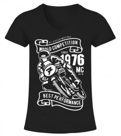 RD80-026-BK.Barry Sheene Superhero Motorcycle Champion T-Shirt