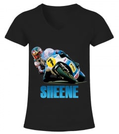 RD80-026-BK.Barry Sheen moto T-shirt essentiel